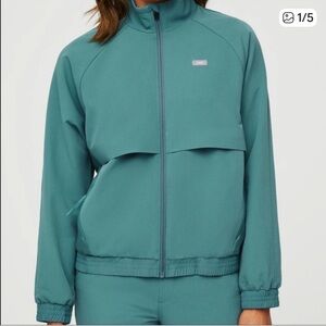 FIGS RARE Sydney Hydrogreen Full Zip Utility Scrubs Jacket, Size XS